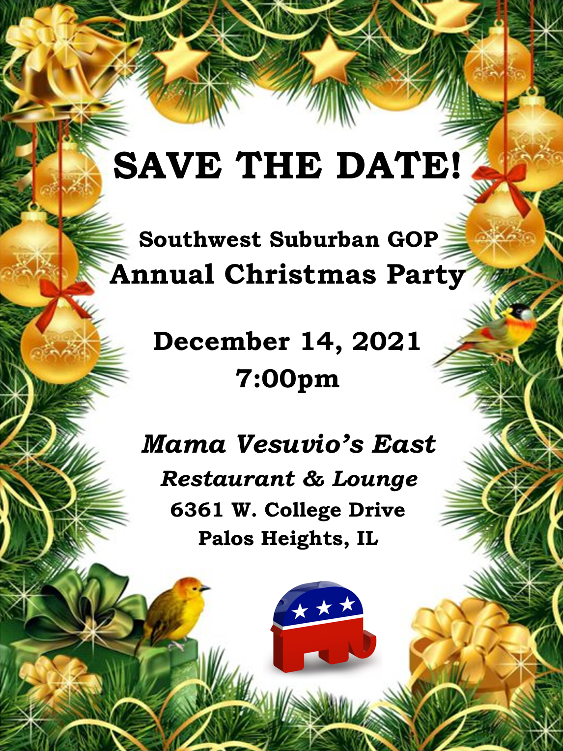 XMAS Save The Date Flyer
