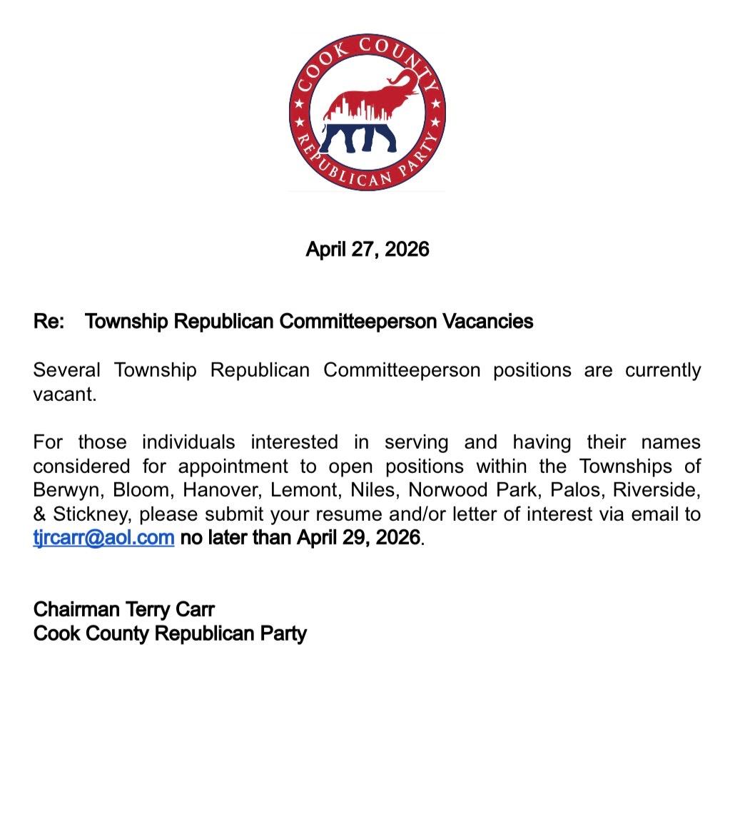 Cook GOP Posting Letter